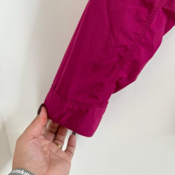Eddie Bauer Jacket Womens Large Pink Travex Lightweight Full Zip Windbreaker - Picture 3 of 13